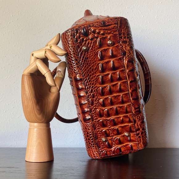 NEW! Brahmin Mini Camila In Pecan Color - Picture 5 of 14